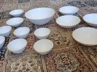 Салатники,-опаловое стекло ARCOPAL (Франция)