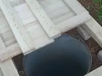 Дачный уличный туалет. Туалет деревянный., фотография 3