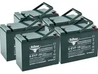 Комплект тяговых аккумуляторов rutrike 6-evf-38 (60v38a/h c3)