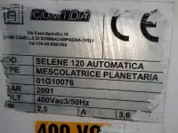 Миксер планетарный Zanolli Selene 120, фотография 2