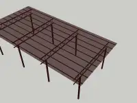 проект металлического НАВЕСА в Ждановичах, архитектурное проектирование, фотография 6