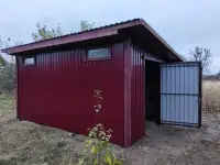 Забор хозблок навес ворота откатные и распашные, фотография 7