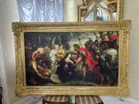 Картина на холсте сусальное золото