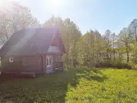 Дача с баней с собственным подходом к озеру. Двор Поречье.