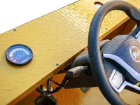 Платформенная тележка электрическая rutrike транспортер, фотография 3