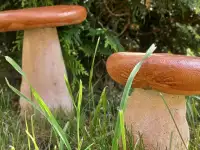 садовая фигурка грибок, фотография 5