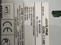 CD-R. CD-RW. USB.Автомагнитола Alpine CDE-113BT Bluetooth, фотография 4