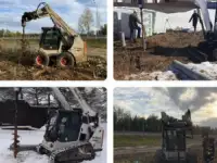 Аренда услуги мини-погрузчика  Bobcat S18,гидромолот, гидробур, фотография 5