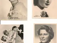 Коллекция почтовых фотооткрыток 50-х годов прошлого века производства СССР, ГДР с изображениями кинозвезд СССР и мира, фотография 7