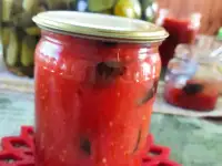 Огурцы соленые, маринованные, вяленые помидоры, и сливы и другая домашняя  консервация, фотография 9