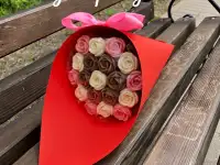 Букеты из шоколадных Роз, фотография 8