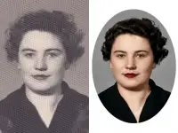 Ретушь фото на памятник или медальон