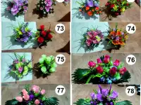 Композиции из искусственных цветов., фотография 2
