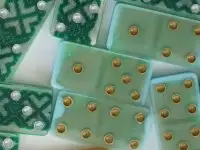 Домино ручной работы из эпоксидной смолы., фотография 4