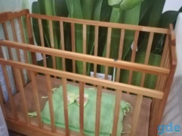 Продам детскую кроватку бу, фотография 1