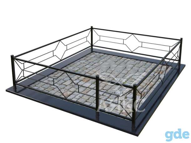Ограда на могилу (оградка на кладбище), фотография 6