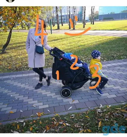 Коляска для погодок Phil&teds dot, фотография 2