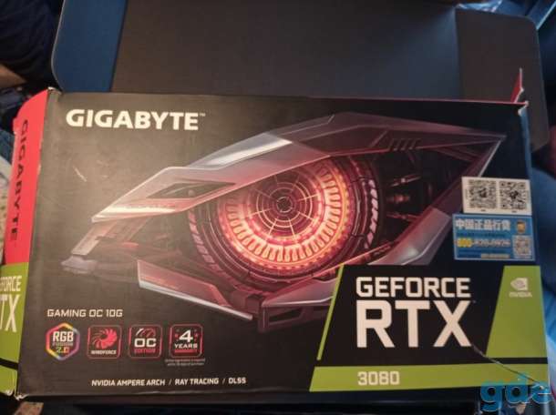 Видеокарта Gigabyte NVIDIA GeForce RTX 3080 10GB, фотография 1