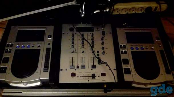 DJ оборудование микшер Behringer DX 626 и 2 СD плеера Pioneer CDJ100-S., фотография 2