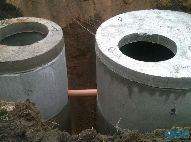 Канализация под ключ. Водоснабжение. Услуги экскаватора погрузчик. Услуги манипулятора. Все виды земельных работ. Выезд, фотография 1
