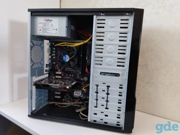 КОМПЬЮТЕР /ИГРЫ/INTEL PENTIUM G4600/ASROCK H110 PRO BTC+/DDR3-8GB/SSD 120/RADEON RX 550 2 ГБ, фотография 5