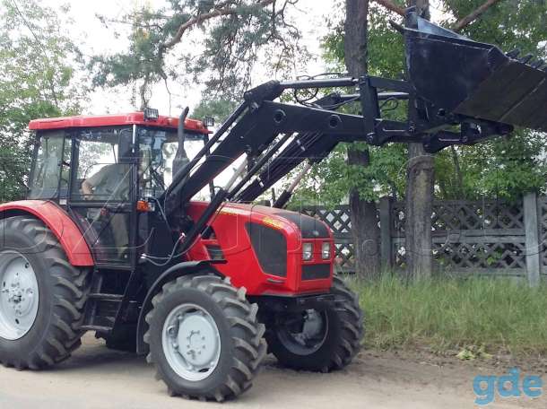 Фронтальный погрузчик ПТМ-1100 на трактор МТЗ 922.3, фотография 1