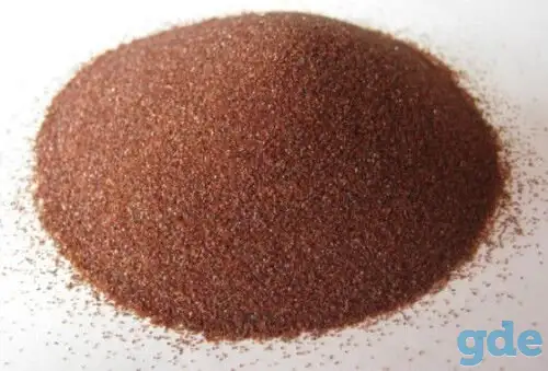 Песок речной гранатовый для гидроабразивной резки Garnet MESH 80m, Китай, фотография 1