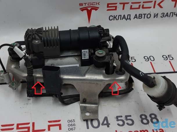 Зап. части для авто Tesla. Кронштейн компрессора (металл) Tesla model SBB AIR SUSP COMPRESSOR BR, фотография 2