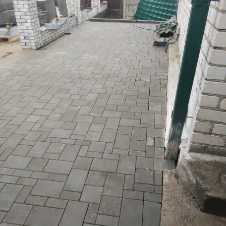 Укладка тротуарной плитки, фотография 2