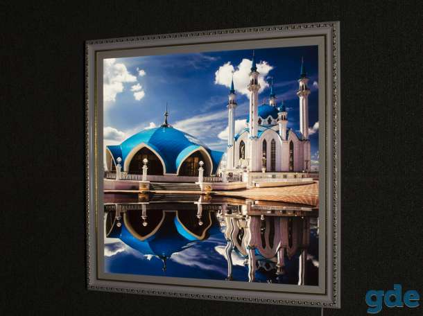Светодиодная картина в интерьере, LED картина, фотография 1