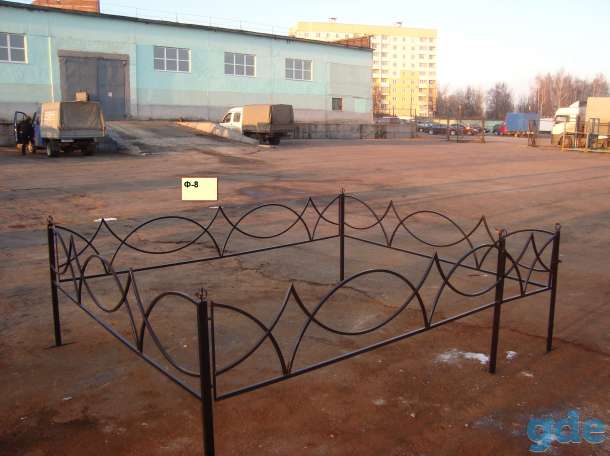 Ограды ритуальные, кресты,столики и скамейки, фотография 5