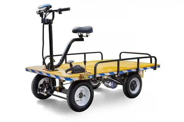 Платформенная тележка электрическая rutrike склад 1500 new, фотография 1