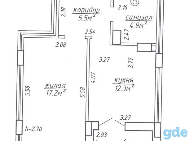 Продажа 1 комнатной квартиры, г. Минск, ул. Горецкого, дом 3, фотография 9