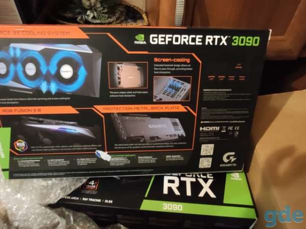 Gigabyte rtx 3090 gaming oc 24g минск продам новые видеокарты. есть 4 штуки, фотография 5
