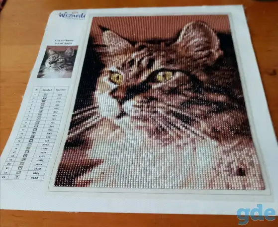 Картина из страз. Готовая работа, фотография 1