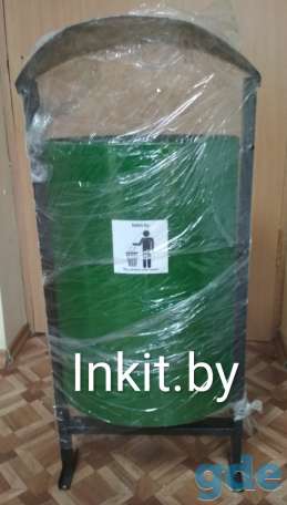 Уличная урна на 50 л. М4 без пепельницы, фотография 1