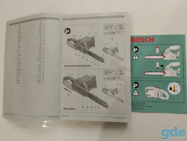 Продам новую электропилу Bosh AKE 35S, фотография 2