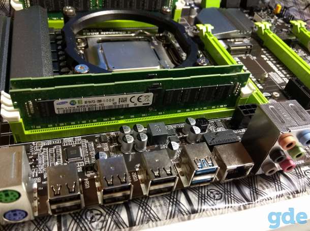 Комплект материнская плата X79 + Xeon (8/16) +16ГБ DDR3, майнинг, новое, фотография 2