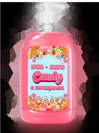 Жидкое мыло candy 750 мл с глицерином, фотография 1