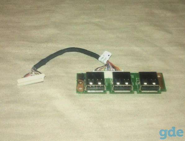 USB-плата для ноутбуков Acer Extensa и TravelMate (5xxx, 7xxx). Модель: Columbia 06583-1. Комплект: шлейф (20-pin)., фотография 1