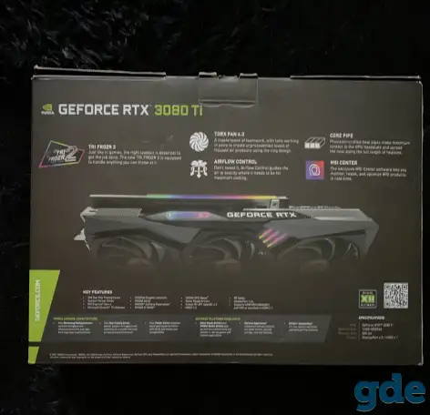 Видеокарта MSI GAMING TRIÒ X GEFORCE RTX 3080 Ti, фотография 2