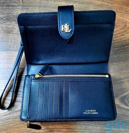 Ralph Lauren Leather Tech Wristlet Wallet, фотография 4