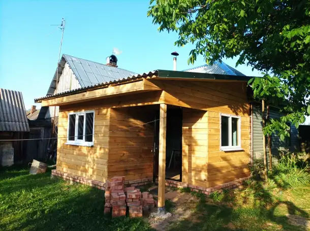 Каркасная пристройка к дому в Гомеле, фотография 5