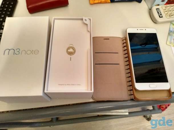 Meizu m3 note + чехол-книжка (в подарок), фотография 1