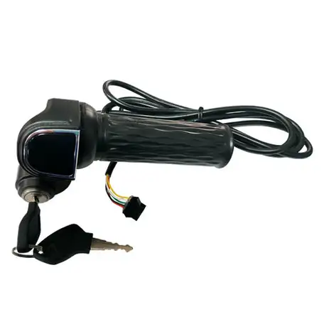 Ручка газа с экраном и замком зажигания, фотография 1