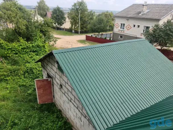 Продается дом 6*8 м (31.5 м2) с большим гаражем и с недостроенной двухэтажной баней в а.г. Жировичи около леса. Участок, фотография 11