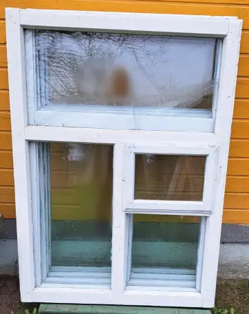 Окна деревянные для дома, сарая, теплицы, б.у, фотография 4