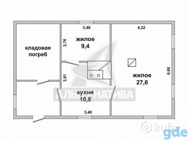 Продам жилой дом с участком в г. Жабинка, фотография 5