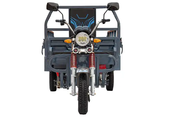 Грузовой электротрицикл rutrike титан 2000 гидравлика 60v1500w, фотография 11