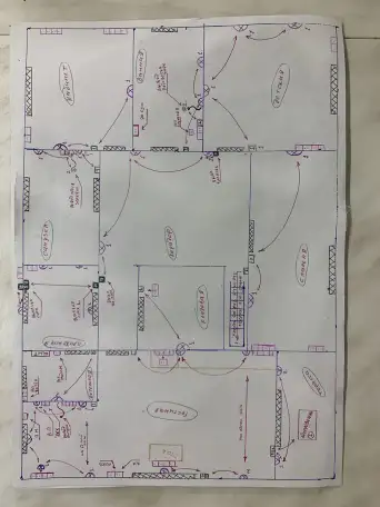 Теплый пол. Замена электропроводки. Электромонтаж, фотография 7